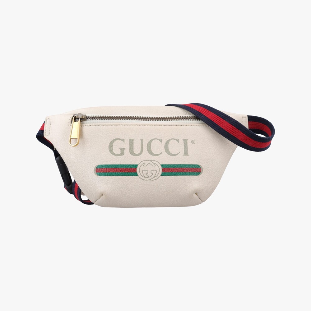Gucci Leather Shoulder Bag White